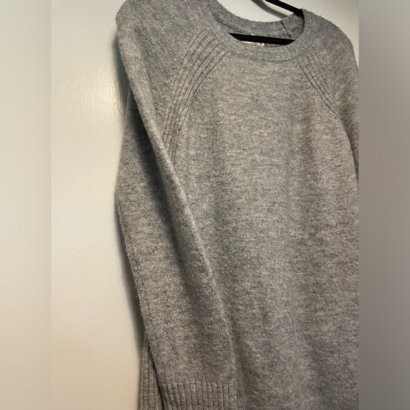 Shrinking Violet Grey Gray Women’s Sweater Long Sleeve Dress Size Large L - Picture 9 of 9